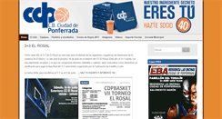 Desktop Screenshot of ciudaddeponferrada.com